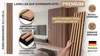 MEBANO. Akustické Panely Na Černé Desce 2 Ks 26,5x240 cm Náhled obrázku produktu 16