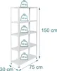 Étagère de rangement Relaxdays, acier, L x P x H : 150 x 75 Voir les images du produit 4