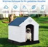 COSTWAY buda dla psa plastikowa plastikowa buda dla psa do Podgląd zdjęcia produktu 2