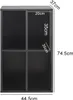 Mobile porta LP in vinile - Ripostiglio per LP - Mobile per Anteprima dell’immagine prodotto 7