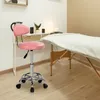 FCH Drehhocker Mit Rückenlehne Rollhocker höhenverstellbar Produktbild-Vorschau 8