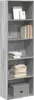 vidaXL Bücherregal Grau Sonoma 60x30x189 cm Holzwerkstoff Produktbild-Vorschau 2