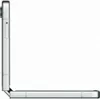 A side view of a silver foldable smartphone, shown in a partially open position. Podgląd zdjęcia produktu