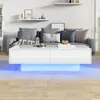 Merax Hochglanz Couchtisch mit 2 Schubladen, Sofatisch mit Produktbild-Vorschau 1