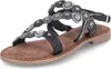 Lazamani Riemchensandaletten Damen 32303638363631 Schwarz Produktbild-Vorschau 2