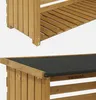 sweeek - Kaminholzregal 120x45x120cm, Holz - Natur Produktbild-Vorschau 3