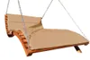 ALEOS. Design Hollywoodliege "ARUBA-LOUNGER-BRAUN" aus Holz Produktbild-Vorschau 1