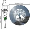 3D Garten Windspiel | Edelstahl Hängend | Rotierende Produktbild-Vorschau 3