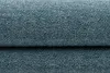 A close-up view of a folded blue carpet. Produktbild-Vorschau