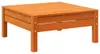 vidaXL Gartensofa 2-Sitzer mit Hocker Wachsbraun Massivholz Produktbild-Vorschau 7