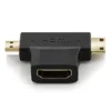 deleyCON Mini + Micro HDMI DUAL Adapter - HDMI Buchse zu Produktbild-Vorschau 2