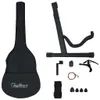 12-tlg. Klassikgitarren-Set für Anfänger Schwarz 4/4 39" Produktbild-Vorschau 3