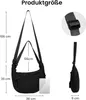 Nylonová taška přes rameno velká půlměsíční crossbody taška Náhled obrázku produktu 6