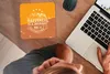 MuchoWow® Mauspad Mousepad Jahrgang - Berg - Text 20x20 cm Produktbild-Vorschau 3