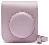 A light purple camera case with a circular cutout for the lens and a strap attached. Náhľad obrázku produktu