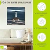 ARTland Leinwandbild Bild von Leuchtturm mit Lichtstrahl Produktbild-Vorschau 2