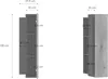Easy4You KAYA Unterschrank 100 cm Matt Schwarz/Eiche mit Produktbild-Vorschau 5