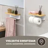 eluno Küchenrollenhalter mit Bambusablage zur Wandmontage - Produktbild-Vorschau 6