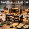 Raclette grill 4 personnes Acier inoxydable Proficook Voir les images du produit 14