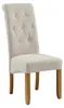 riess-ambiente Stuhl CASA beige Flachgewebe Leinen Produktbild-Vorschau 2