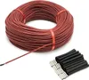 cavo di riscaldamento in fibra di carbonio φ3mm 12K 33Ω Anteprima dell’immagine prodotto 2