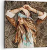 Bild auf Leinwand - Leinwandbild - Einteilig - Hippie Frau Produktbild-Vorschau 1