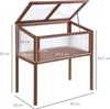 Outsunny Vyvýšený dřevěný studený rám Herb Bed pro zahradní Náhled obrázku produktu 3