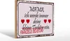 Holzschild Spruch 30x20cm Mama deine Tochter Herzen Produktbild-Vorschau 2