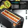 Toster Arendo na 4 kromki, długa szczelina 1500 W, stojak Podgląd zdjęcia produktu 5