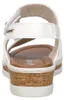 Rieker Sandalen Plat  Sandalen Plat - Wit - Maat 40 Voir les images du produit 3