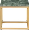 konferenční stolek vidaXL Green 40×40×35 cm Pravý kámen ve Náhled obrázku produktu 1