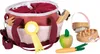small foot Pferdepflegeset mit Tasche rot, Holzpferde und Produktbild-Vorschau 1