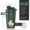 Shaker à protéines Arendo en acier inoxydable, 500 ml, avec Voir les images du produit 2