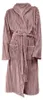 Eleganzzz Teddy Rippfleece Bademantel – altrosa - L Produktbild-Vorschau 1