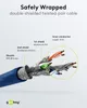 Goobay CAT 6A Patchkabel, S/FTP (PiMF), Blau, 3 m, LSZH Produktbild-Vorschau 5