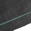 vidaXL Unkrautmembran Schwarz 1,5 x 100 m PP Produktbild-Vorschau 3