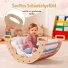 COSTWAY : arche d'escalade en bois avec coussin, balançoire Voir les images du produit 6