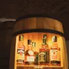Drevený sud s RGB LED svetlami, vinotéka v retro štýle, Náhľad obrázku produktu 3