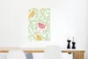 MuchoWow® Poster Vogel - Muster - Pflanzen 40x60 cm - Produktbild-Vorschau 5