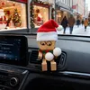 MODFU Weihnachtsfiguren, Wackelfigur Auto Holz, Weihnachts Produktbild-Vorschau 11