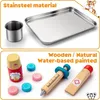Sundaymot Arztkoffer Kinder Holz mit Echt Stethoskop und Produktbild-Vorschau 5