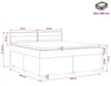 vidaXL Lit boxspring avec matelas gris clair 140 x 200 cm Voir les images du produit 8