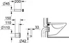 Grohe WC-Zu- und Ablaufgarnitur - 37104K00 Produktbild-Vorschau 3