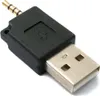 Audio USB Adapter 3,5mm Klinke Stecker zu 2.0 Typ A Stecker Produktbild-Vorschau 1