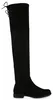 VAN HILL Damen Overknees Stiefel Blockabsatz Profil-Sohle Produktbild-Vorschau 4