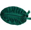 INF Bonnet de nuit en soie de mûrier 16 Momme Vert Voir les images du produit 1