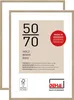 A product shot of two picture frames, one slightly overlapping the other, with product information and branding displayed on the front. Podgląd zdjęcia produktu
