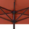 Kingsleeve Ombrellone Mezzaluna a Parete Ø2,7m con Anteprima dell’immagine prodotto 10