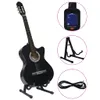 vidaXL Set di chitarra western 12 pezzi con equalizzatore e Anteprima dell’immagine prodotto 11
