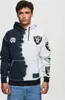 Odzyskana bluza z kapturem NFL Raiders Ink Dye Effect On Podgląd zdjęcia produktu 13